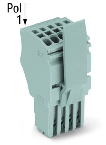 WAGO GmbH & Co. KG 1-Leiter-Federleiste CAGECLAMP,1,5mm²,gr 2020-103/122-000