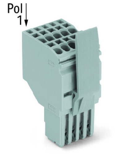 WAGO GmbH & Co. KG 2-Leiter-Federleiste CAGECLAMP,1,5mm²,gr 2020-209/124-000