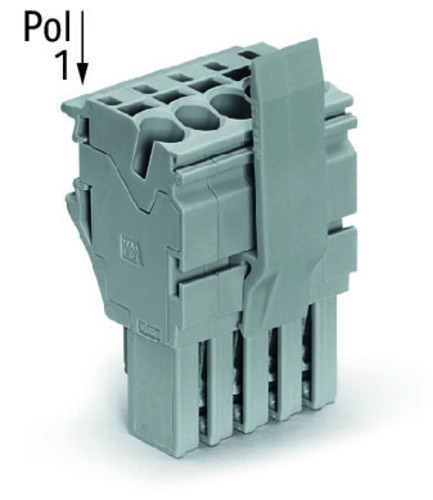 WAGO GmbH & Co. KG 1-Leiter-Federleiste CAGECLAMP 4mm²,gn-ge 2022-101/122-016