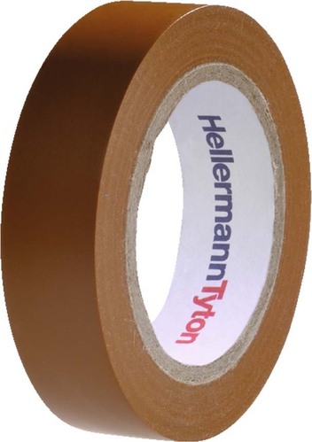 HellermannTyton PVC Isolierband braun Flex 15-BR15x10m