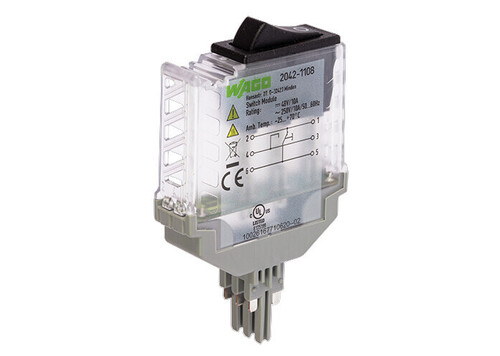 WAGO GmbH & Co. KG Schaltermodul AC 250 V,transluzent 2042-1108