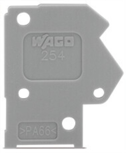WAGO GmbH & Co. KG Abschlussplatte 1mm anrastbar,blau 254-400