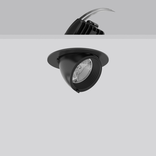 RZB LED-Einbaustrahler 930, DALI, schwarz 911578.003.76