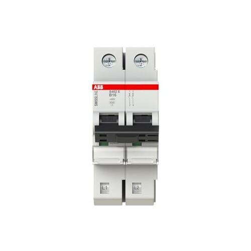 ABB Stotz S&J Leitungsschutzschalter 6A,6kA,2P,steckbar S402E-B16