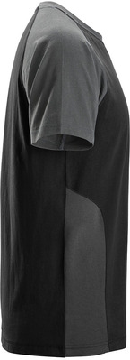 Snickers Workwear 2-Farben T-Shirt XXL,schw-stahlg 25500458008