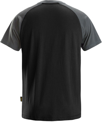 Snickers Workwear 2-Farben T-Shirt XXL,schw-stahlg 25500458008