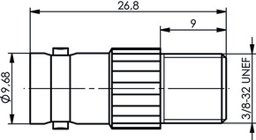 Telegärtner Adapter BNC-F (F-F) 100023640