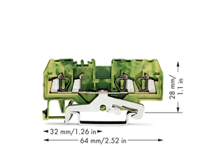 WAGO GmbH & Co. KG 3-Leiter-Schutzleiterklem. Ex e II geeignet 280-687/999-950