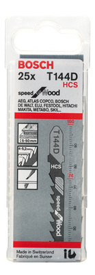 Bosch Power Tools Stichsägeblatt T 144 D Speed for Wood 2608633625