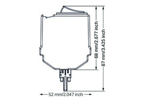 WAGO GmbH & Co. KG Schaltermodul AC 250 V,transluzent 2042-1108