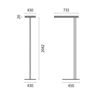 Performance in Light LED-Stehleuchte LF veränderb. BWM 8720761778930