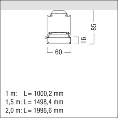 Zumtobel Group LED TECTON-Anbauleuchte 4000K TECTON MIRE#42185314