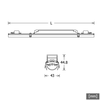 LTS Licht&Leuchten LED-Lichteinsatz 830, DALI LKL045.10830.0985.1D