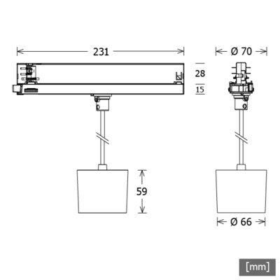 LTS Licht&Leuchten LED-Pendelleuchte 4000K ORYOP101.10.940.15ws