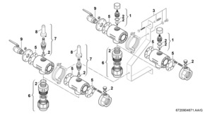Bosch Thermotechnik Erweiterungsset Soleverteiler DN 32 NR1138