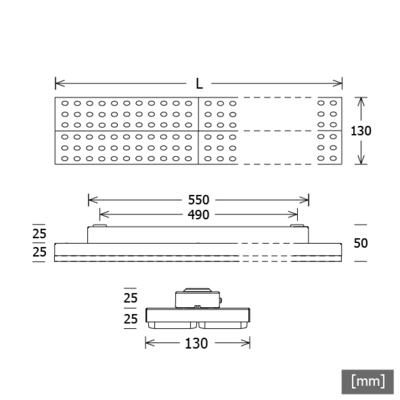 LTS Licht&Leuchten LED-Leuchte 840, weiß LUZ-A23 105.840.BWws