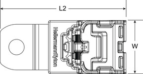 HellermannTyton Befestigungselement 141,8x34,9 mm 151-01492(160)