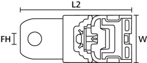 HellermannTyton Befestigungselement 141,8x34,9 mm 151-01492(160)