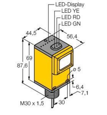 Turck Opto-Sensor Einweglichtschranke Q45VR3R W/30